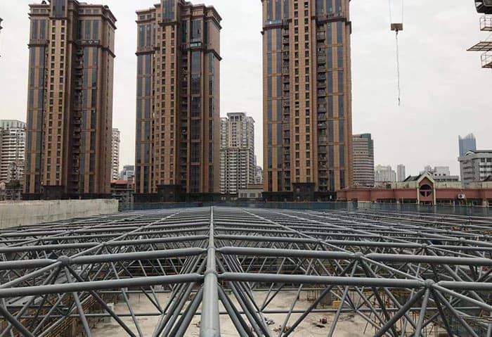 青岛螺栓球网架结构